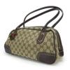 Used GUCCI Boston Bag 161720 Sherry Pretty GG Canvas/leather Beige Dark Brown Shoulder