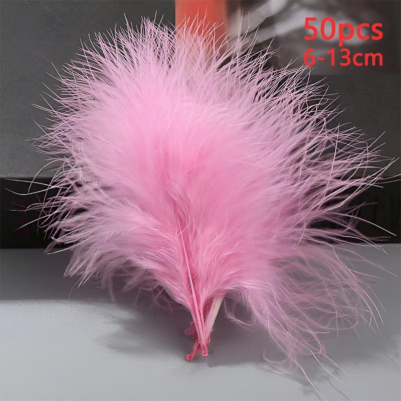 6-13cm Turkey Feathers 50pcs Decoration Small Big Long For Crafts Clothing Dreamcatcher Making Carnival Pluma Chicken Mix Colors