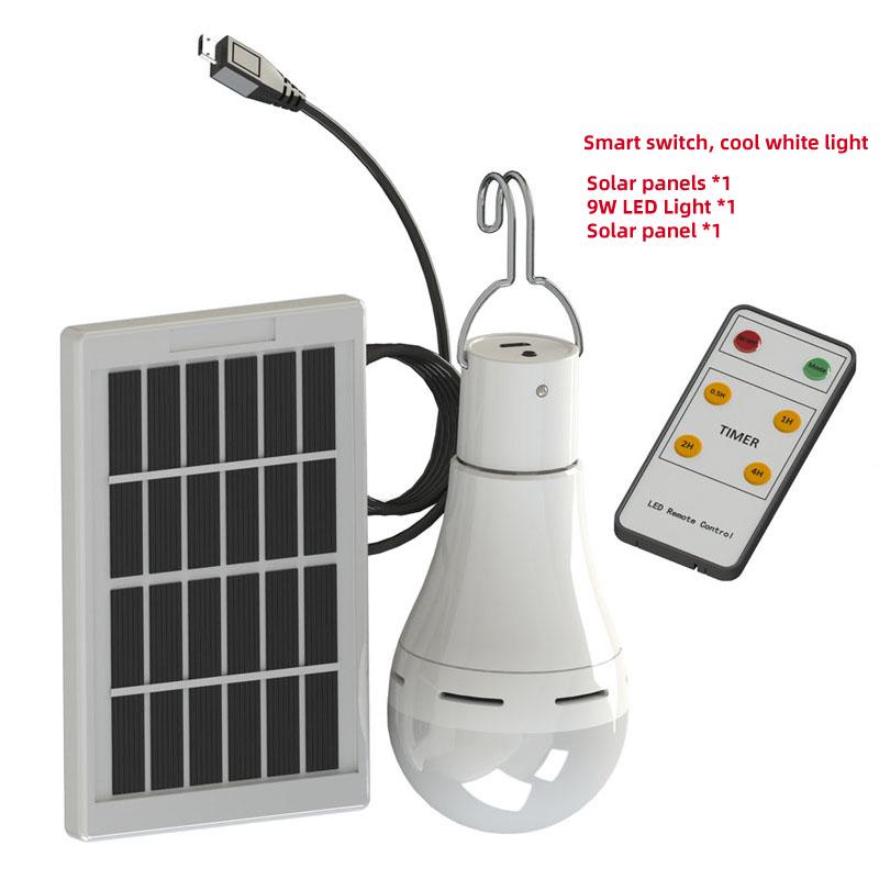 

Светодиодный солнечный перезаряжаемый портативный подвесной пульт дистанционного управления лампа управления освещением сад кемпинг палатка аварийный ночной свет 9W Remote Control