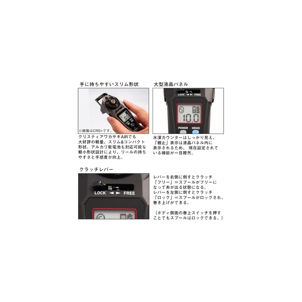 Daiwa Christia Wakasagi Electric Reel CRS Pearl White Fishing Gear