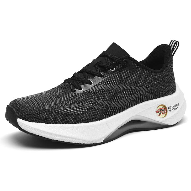 Pantofi Sport Respirabili de Vară Placă din Fibră de Carbon pe Toată Lungimea Pantofi Casual Ușori Durabili cu Talpă Groasă Pantofi de Alergare