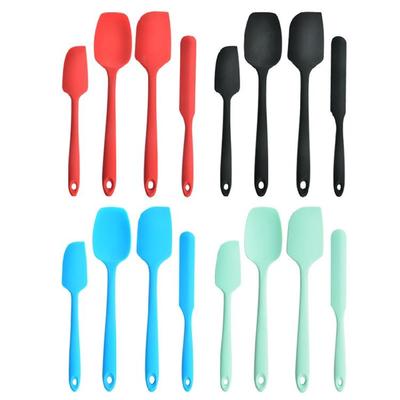 4-piece Silicone Spatula Set Baking Gadgets Cake Cream Spatula Silicone Material
