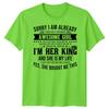 Scusa, sono già impegnato T-shirt Unisex Fantastica Maglietta per Fidanzata