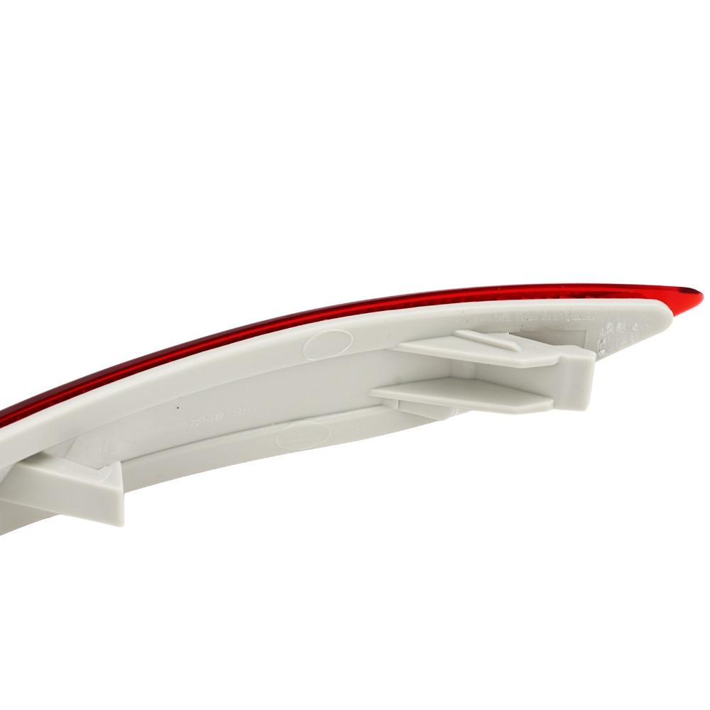 PMMA and ABS Bumper Reflector Red Reflector Lens for X5 E70 LCI 2011-2013 Rear Warning
