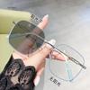 Photochromic Myopia Glasses Women Men Large Frame Eyewear Optical Lenses for Women EyeGlasses 0 To -4.0 Anti Blue Light Gafas