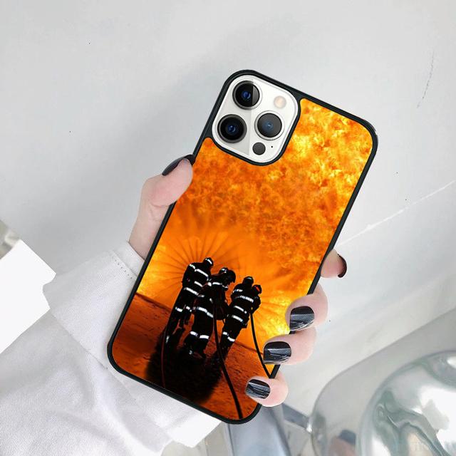 Feuerwehrmann Feuerwehr Mann Helden Handyhülle Cover Für iPhone 17 Air 15 Pro MAX 16 Plus 14 12 11 13 coque