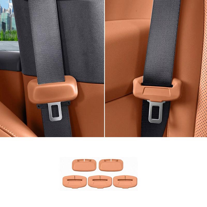 For Chery iCAR V27 ICAUR V27 2026 Seat Belt Protective Cover Silicone Collision Protection Cover Interior Accessories