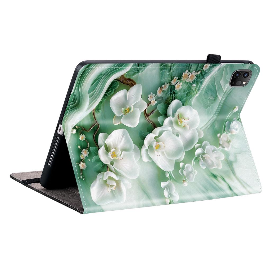 Δερμάτινη Θήκη Για iPad Air 13 (2025)/(2024)/Pro 12.9 (2022)/(2021)/(2020) Θήκη Tablet με Εκτύπωση Μοτίβου και Θήκες Καρτών