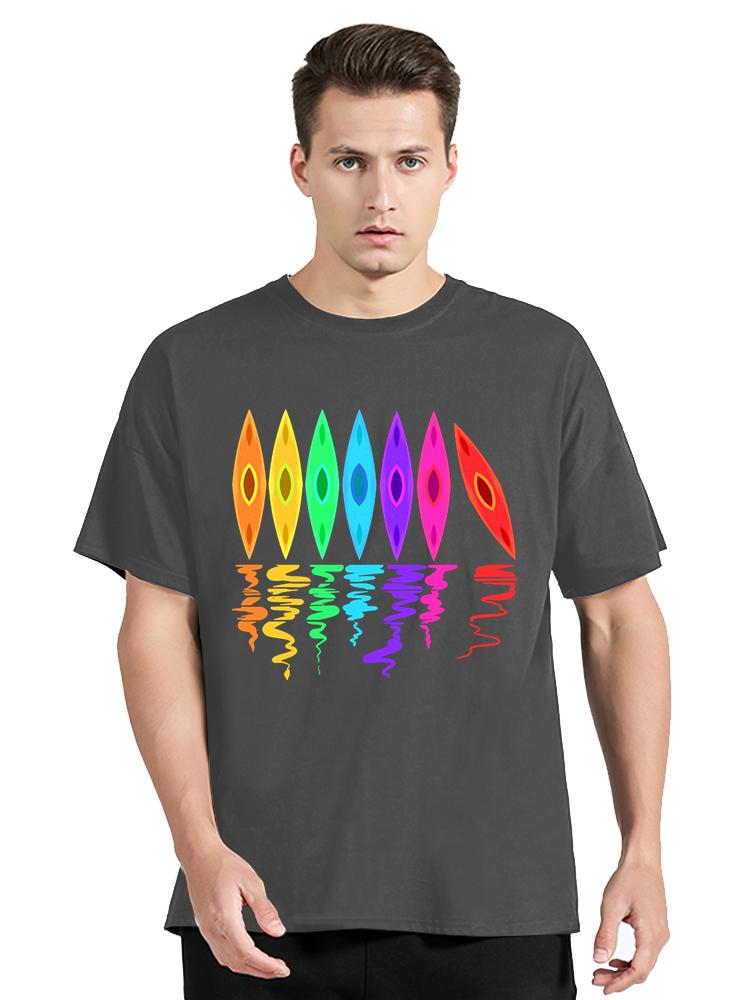 River Kayaking Gift Kayak Boating Team Vintage Color TShirt For Unisex Summer New Cotton Tops Tees Oversized Fitness Clothes