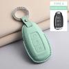 PU Leather Car Key Case Cover Holder Keychain Protective Shell for Hyundai Creta Ix35 Ix45 I10 I30 I40 Remote Key