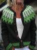 2026 Foreign Trade New 3D Digital Printing Cardigan Knitted Jacket Women's Clothing Early Spring and Autumn Factory Wholesale