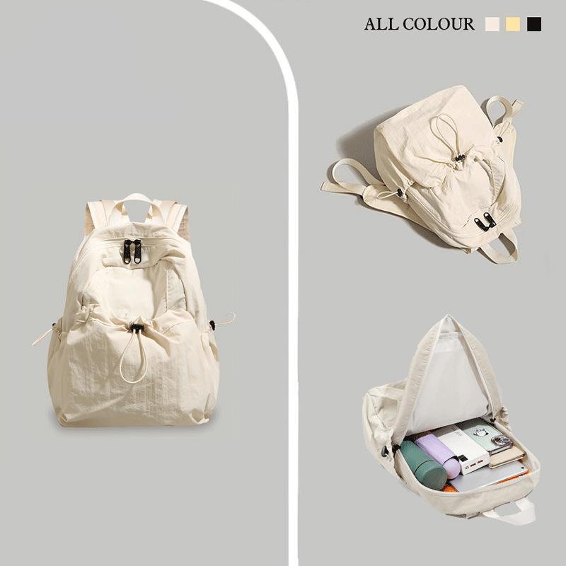 Backpack women's 2025 new trendy junior high school student schoolbag large capacity short-distance light travel bag