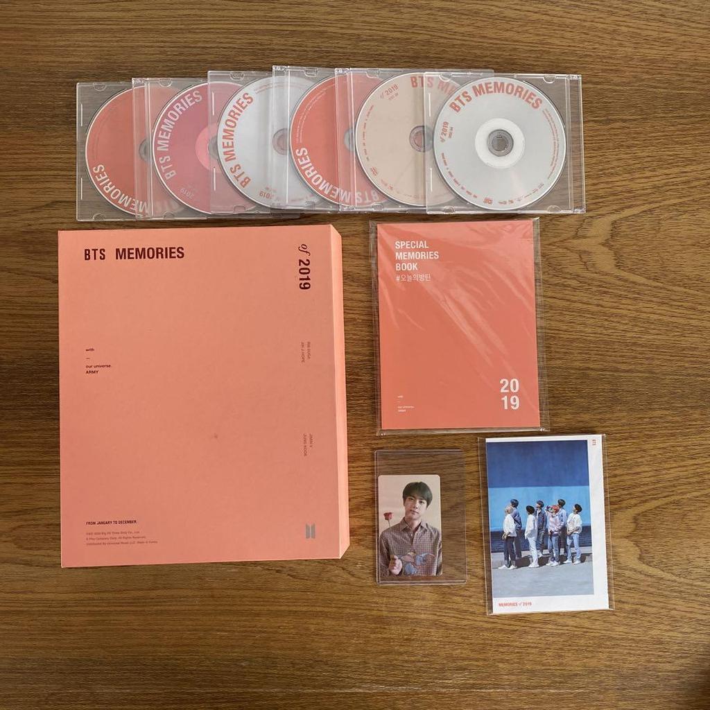 [USED] BTS MEMORIES 2019 with Trading Card JIN