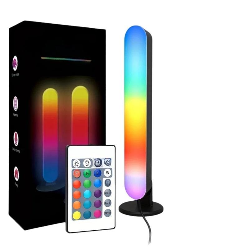 

2pcs LED Light Music Rhythm Ambient Lamp IR Control USB Light Home Decor Living Room Wedding Decor Wall Decor For Travel