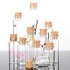 Cork Stopper Lid Transparent Glass Flask Candy Gifts Wishig Drifting Vial Multi Purpose Home Decoration Storage Sealed Bottle