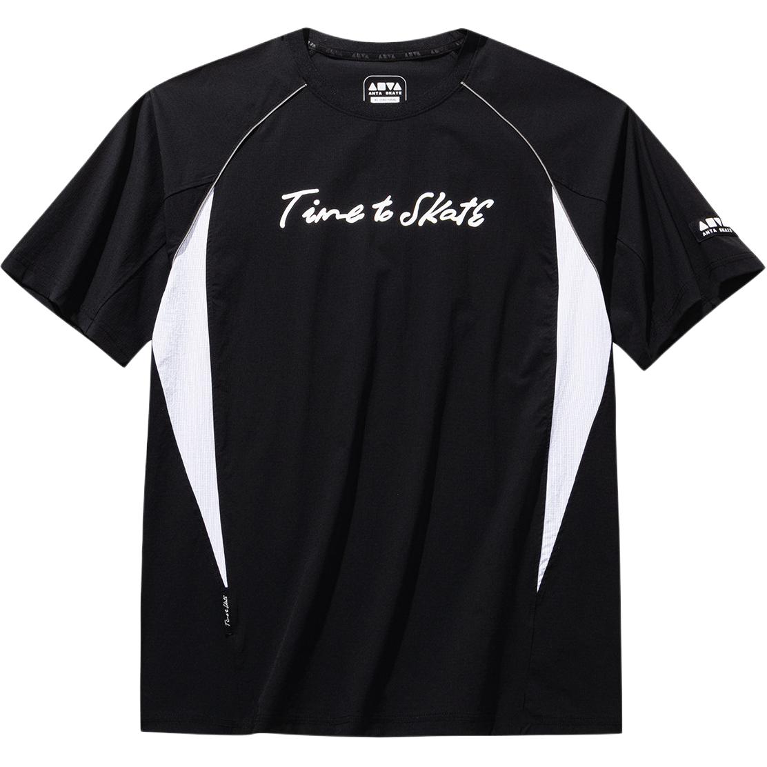 Anta Casual Loose Fit Sports Round Neck Letter Short Sleeve T-Shirt Men tops 152628122-2 M