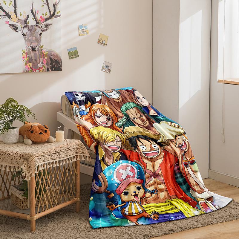 Flannel Fleece Blanket 3D Printed Sofa Blanket Thickened Blanket
