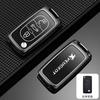 New Alloy Car Flip Remote Key Case Fob Cover Protector Shell for Peugeot 207 307 F308 407 607 807 Protector Keychain Accessories