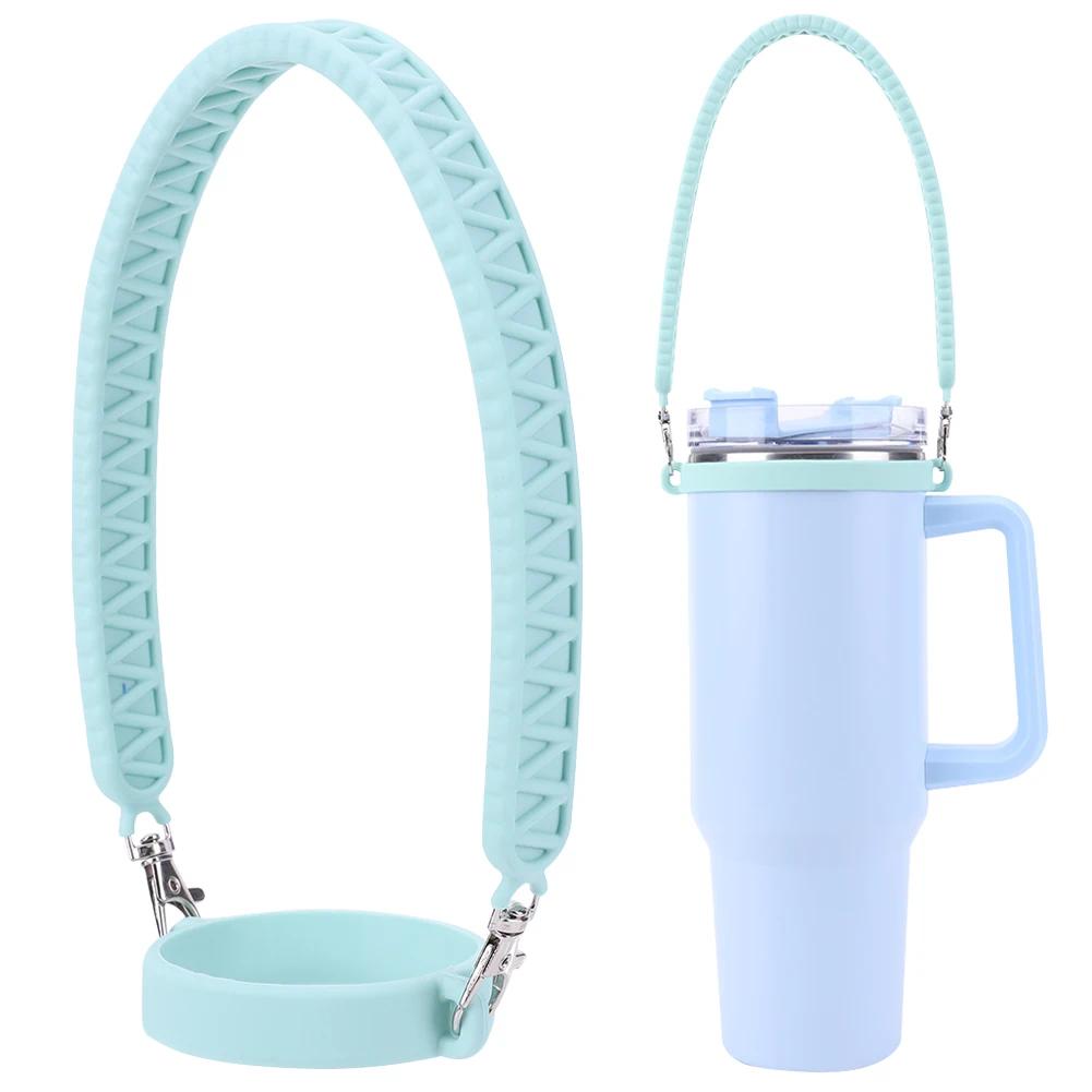 Silicone Cover for Stanley Cup Accessories 30/40oz Tumbler Water Bottle Protective Bottle Boot Sleeve & Straw Cover Cap