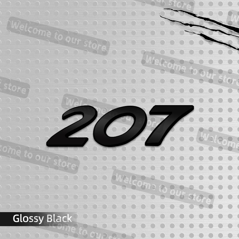 3D Metal Car Styling For 107 206 207 208 301 307 308 Emblem Decals Rear Trunk Body Badge Accessories