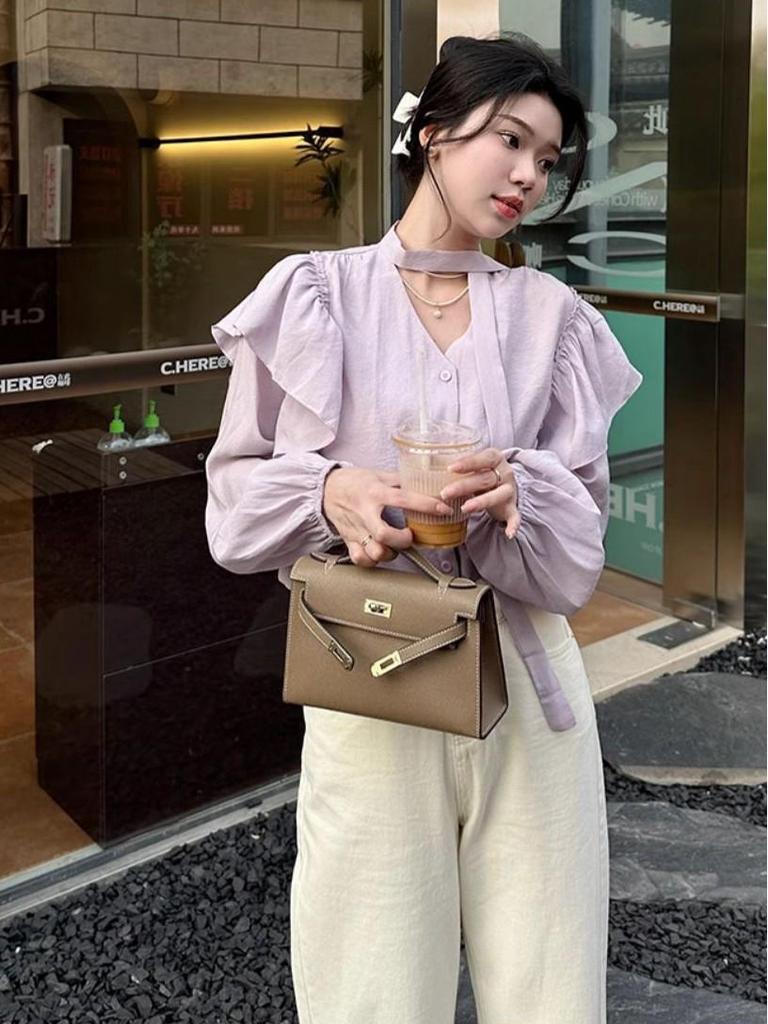 2025 Next-Gen Kelly Mini Dámská všestranná kabelka z pravé kůže - Jednoramenní a crossbody