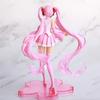 19 CM ANIME Vocaloid wirtualna piosenkarka Hatsune Miku Sakura ruchoma figurka zabawkowy model;