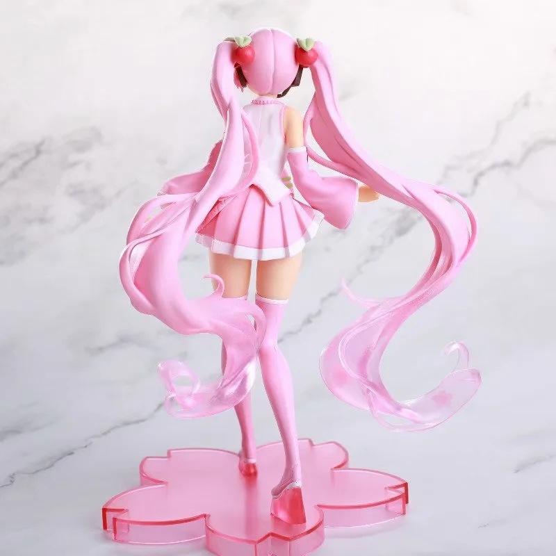 19 CM ANIME Vocaloid wirtualna piosenkarka Hatsune Miku Sakura ruchoma figurka zabawkowy model;