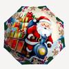 1 Stück Weihnachtsmann Automatisches Öffnungs-/Schließschirm - Tragbarer faltbarer Regenschirm mit 8-Speichen-Stabilität, Modefans yy251017163