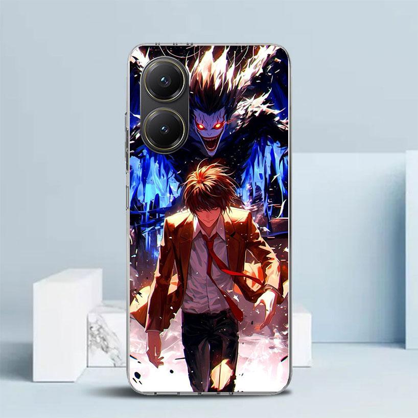 N-Note D-Death Anime Ryuk Phone Case For Xiaomi Poco F7 Ultra X5 X6 X7 Pro M7 Redmi 15C 15 13C 13 12C 12 10C 10 10A 9 9C 9A 9T C