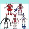 Zestaw świecących figurek akcji Five Nights At Freddys z pięcioma unikalnymi miniaturami PVC na prezenty dla dzieci i do kolekcji