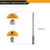 1/3/5pcs TT8-TT50 Security Torx Head Screwdriver Bit 100mm Long Magnetic Tamper Proof 6 Point Star Screw Driver Drill Bits