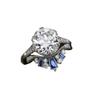 Three Heroes 2024 Trendy European & American Engagement Rings with Cubic Zirconia