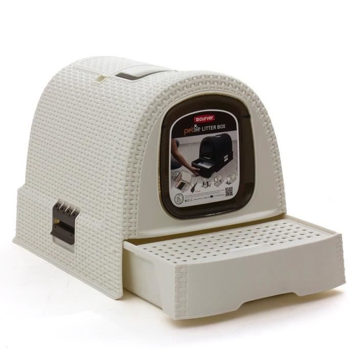 Curver Cat Litter Box 51x38,5x39,5 Cm White