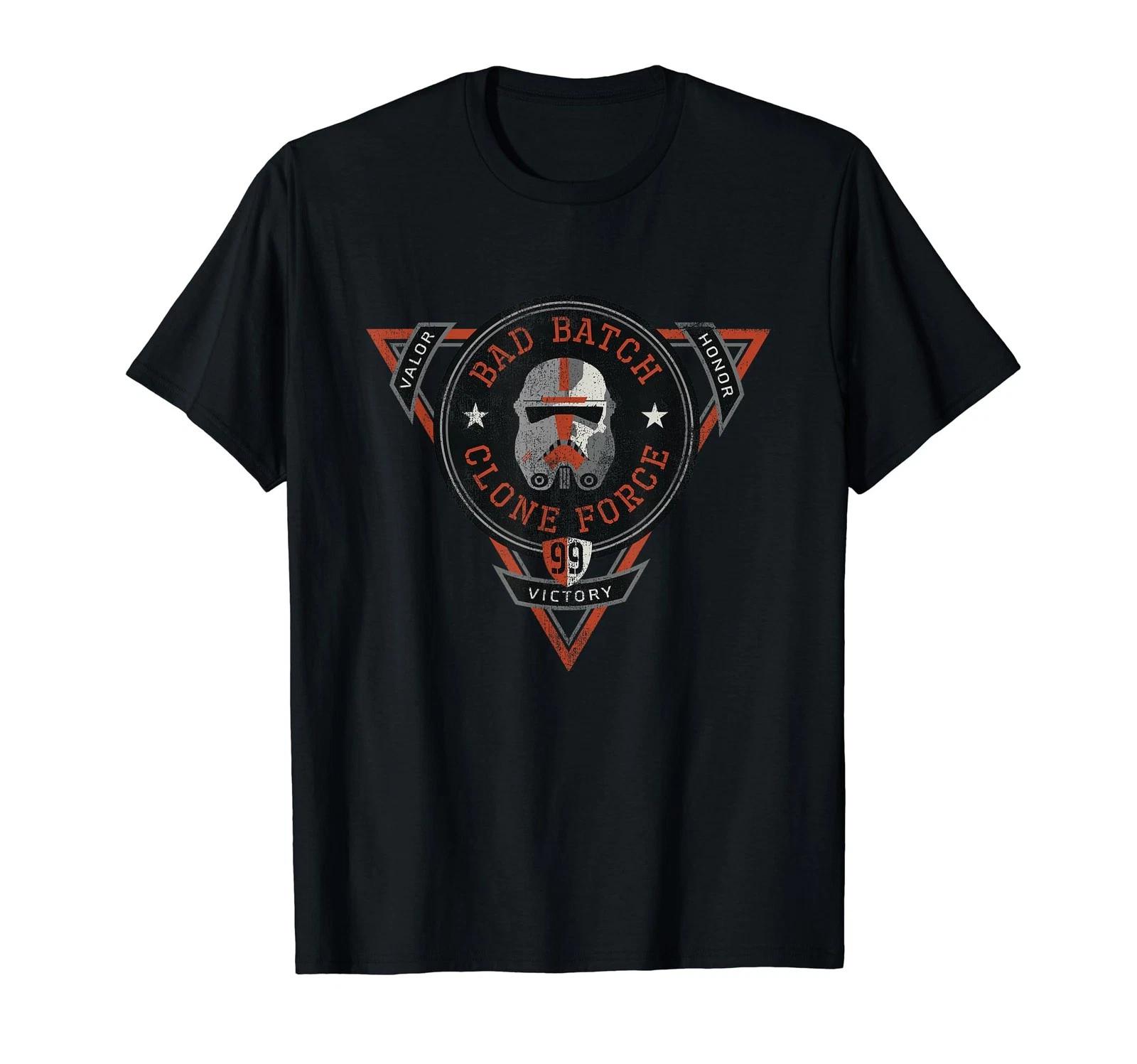 

Star Wars The Bad Batch Clone Force Valor Victory Honor T-Shirt_ S