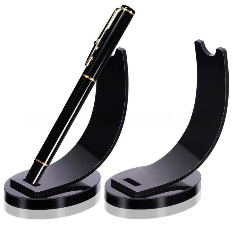 Pen Stand Acrylic Pen Holder Display Stand Practical Makeup Brush Rack Organizer for Home School Office or Store Use