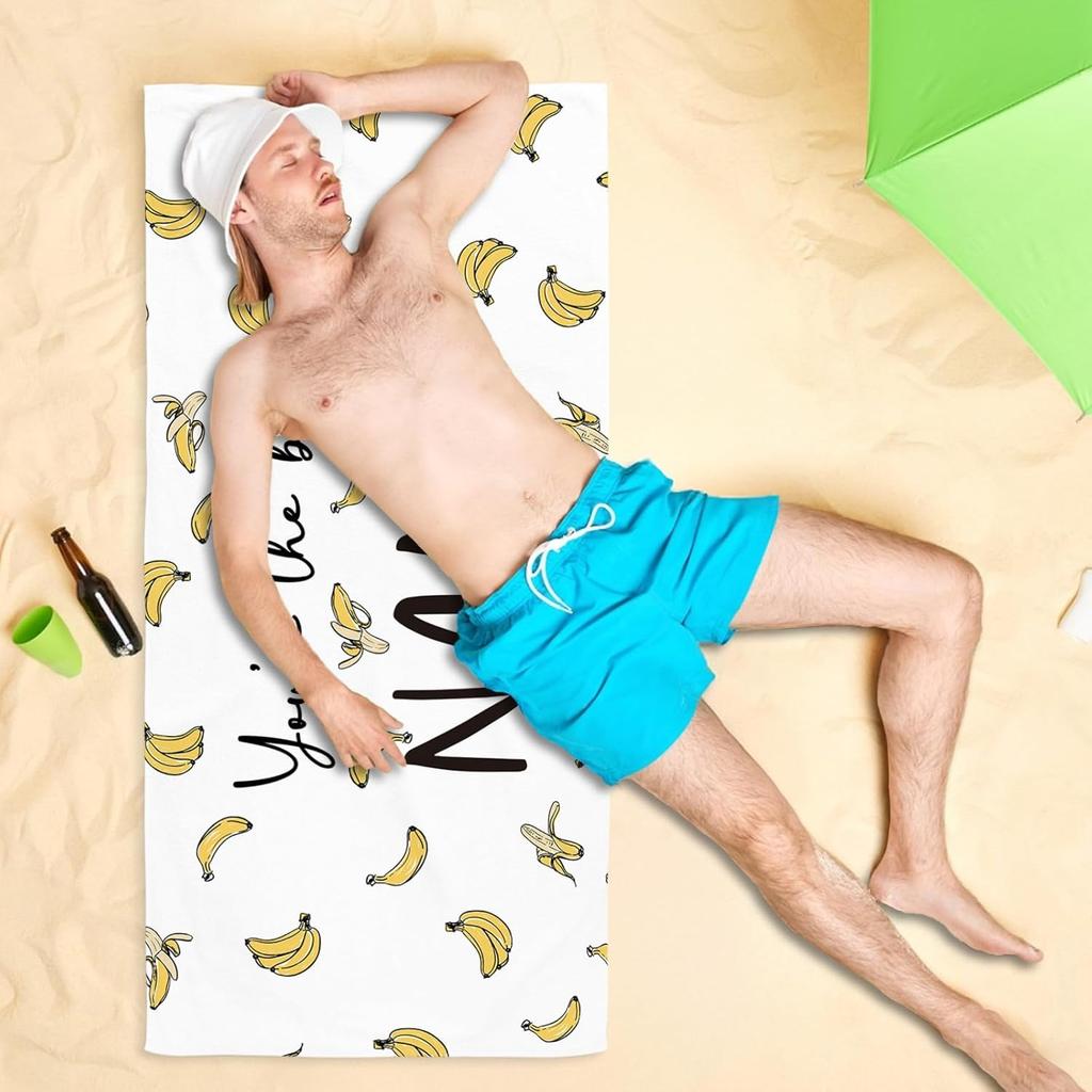 1PC Gifts To NaNa Bath Towels Mother's Day Towel Festival Gift Quick-Dry Beach Towel For Yoga Tourism Beach GYM Camping Swimming