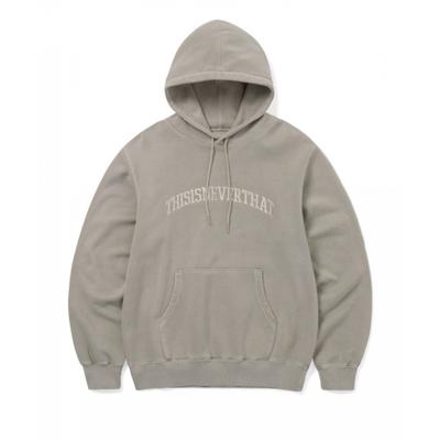 Thisisneverthat Kapuzenpullover mit Logo-Print Steinbeige