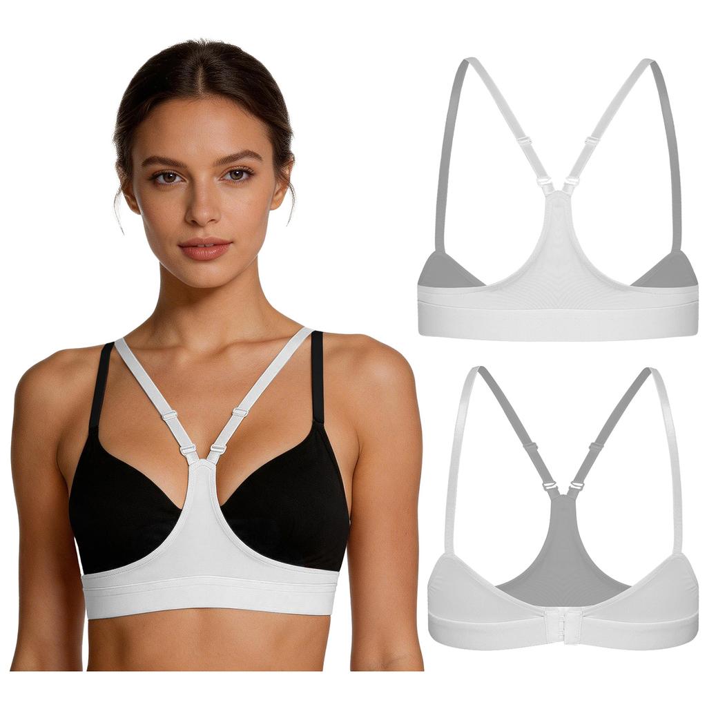 Women Adjustable Shoulder Straps Chest Brace Breast Support Shaping Bra Posture Corrector Shapewear Underwear for Everyday Wear