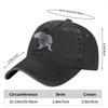 African Grey Parrot Bird Baseball Cap Distressed Denim Adjustable Sun Protection Casual Unisex Hat