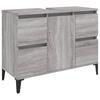 Bathroom Vanity Unit Grey Sonoma 80 X 33 X 60 Cm Particleboard