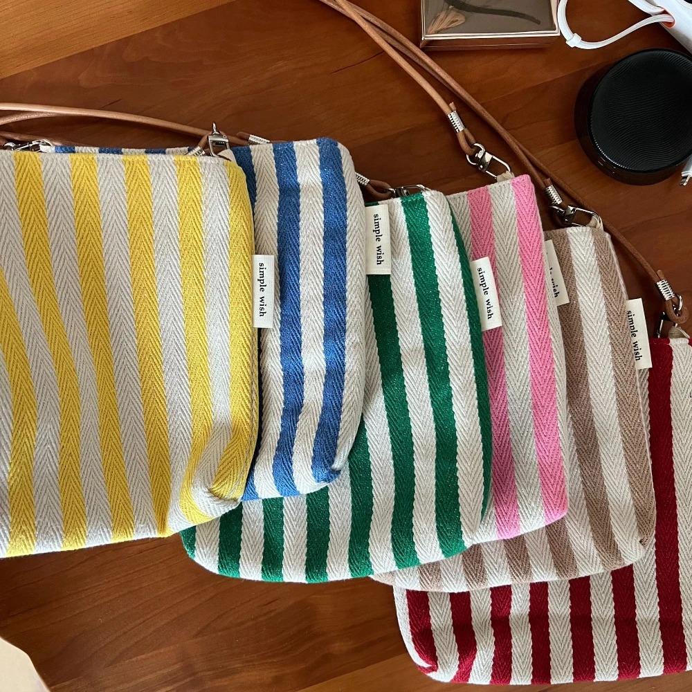 Large Capacity Crossbody Bag Women Casual Simple Canvas Shoulder Bag Cute Small Cloth Crossbody Phone Bag Purses Handbags