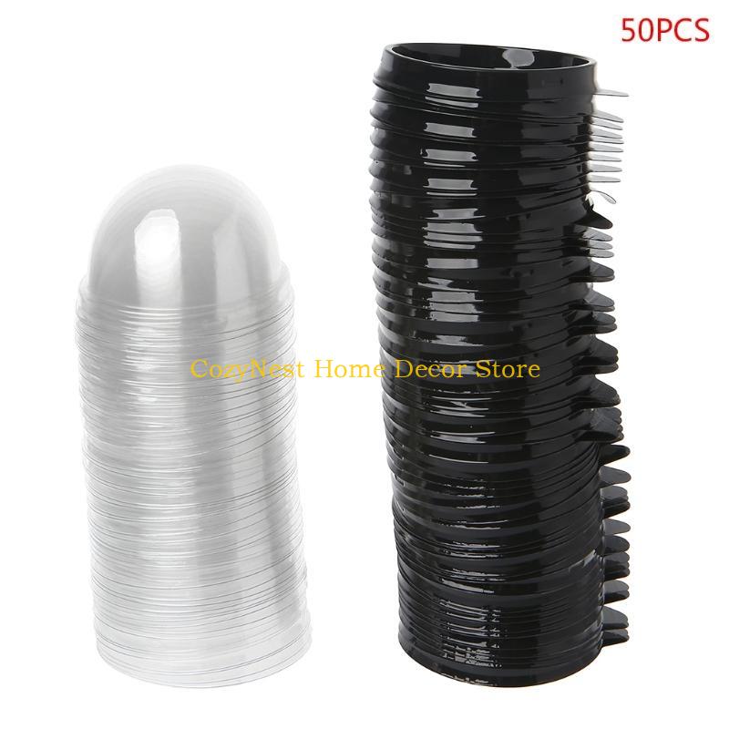 92MF 50g Runde Mondkuchen-Schalen Mondkuchen-Verpackungsbox Behälterhalter 50 Stück