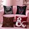 Game D-Dungeons & DragonsS Cushion Cover Comfortable Reversible Pillow Cover Ideal for Car Sofa Bedroom & Beyond