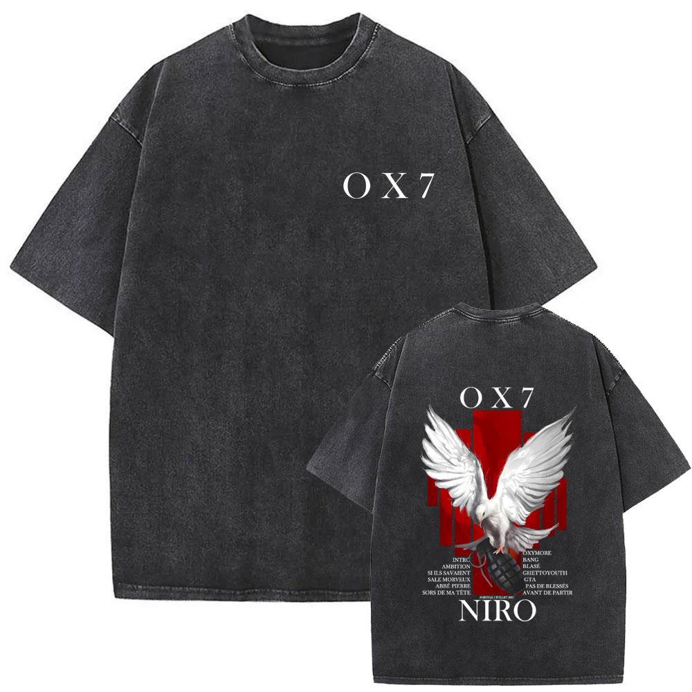 Vintage Washed Rapper DA Uzi Original Gangsta Album Merch  Tshirt Men Women Hip Hop Fashion Pop Music T Shirts Streetwear