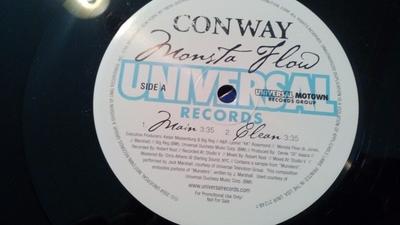 12inch Record CONWAY - Monsta Flow UNIR212481PROMO Universal Recor 2004 US Rap & Hip-Hop/R&B Used