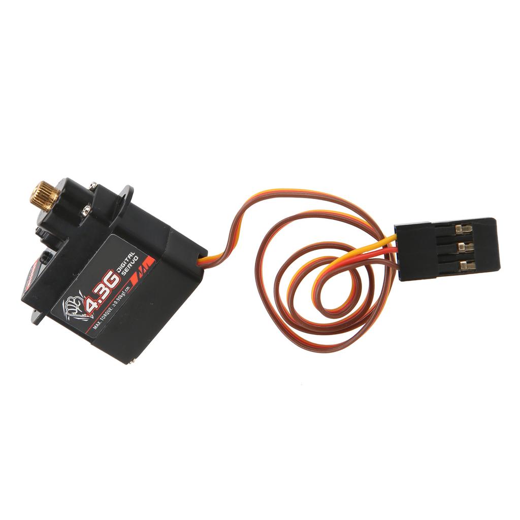 RC Digital Servo Set 4.3G Metal Gear Coreless Motor Servo for 124 RC Car Airplane FixedWing