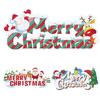 Christmas Diamond Painting Stickers Xams Element Patten Vibrant Color Hands Skill Improve Easy DIY Mosaic Wall Sticker