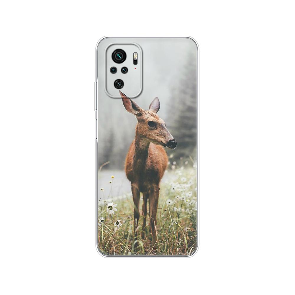 For Xiaomi Redmi Note 10 10S Case 4G 5G Silicon Soft Tpu Back On Redmi Note 10 Pro Global Phone Cover Note10 S Bumper Etui Funda
