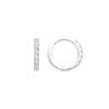 Luxenter Earrings with Cubic Zirconia Bright Silver Finish - Leosba