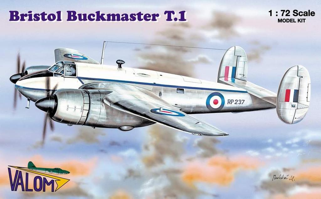 VALOM British Bristol Buckmaster Trainer Plastic Model Kit CV72065 1/72 T.1 Twin-Engine